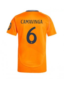 Real Madrid Eduardo Camavinga #6 Gostujuci Dres 2024-25 Kratak Rukavima